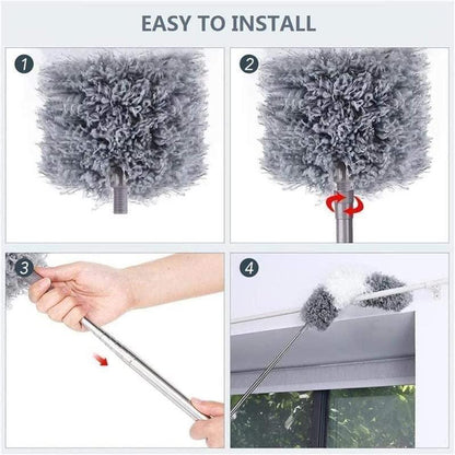 100-Inch Extendable Mop Duster — Fan Cleaning Made Easy, No Ladder Needed