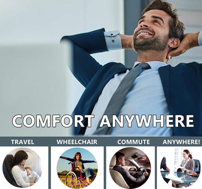 Memory Foam Seat Cushion — All-Day Comfort for WFH, Study & Long Sits